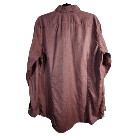 Banana Republic Grant Fit Button Down Shirt 120s Supima Cotton, Size XL - Picture 2 of 12